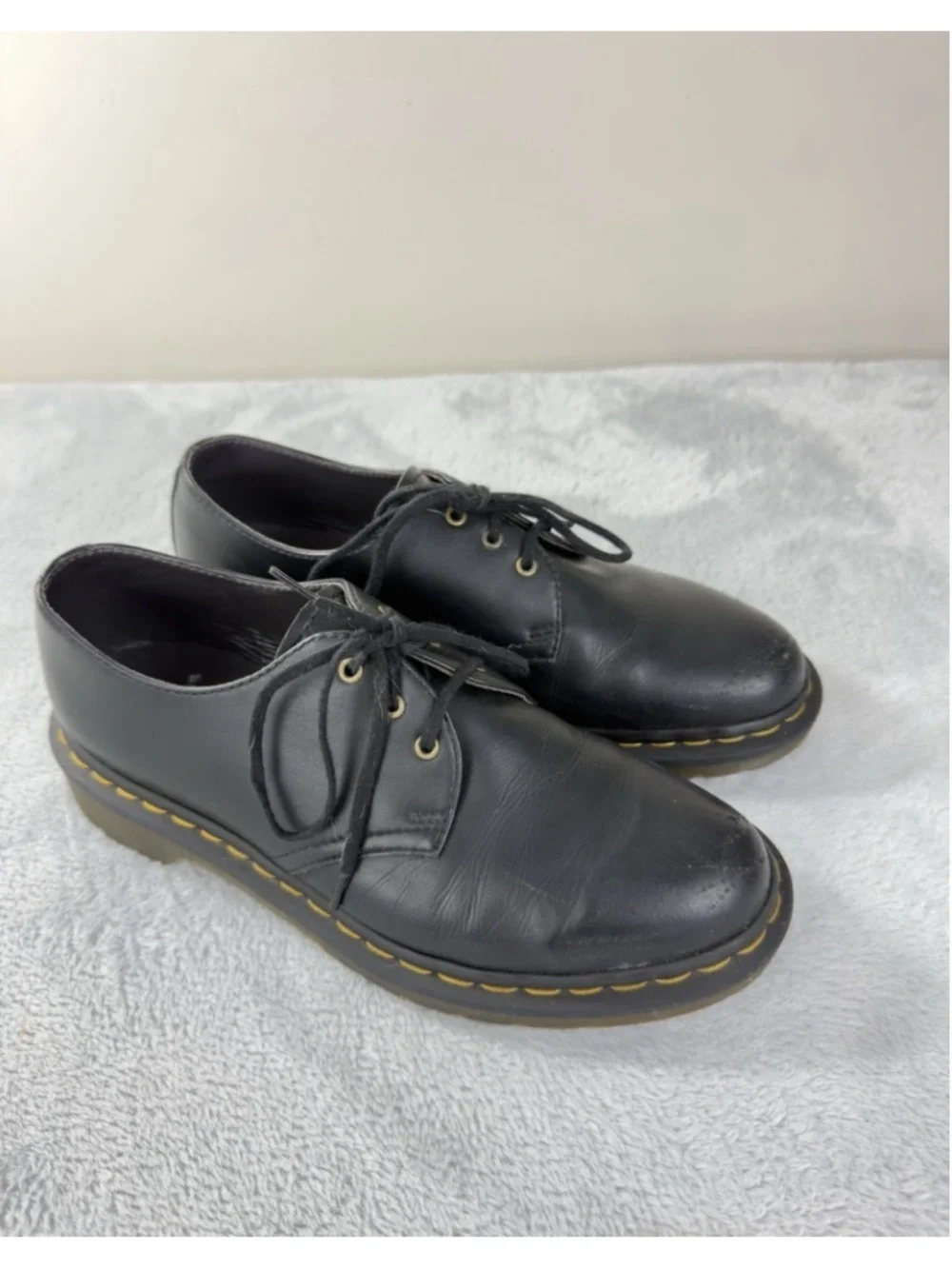 Dr Martens Women's 1461 Black Patent Leather Oxford Size 9 US